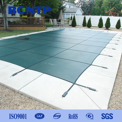 Κάλυψη ασφαλείας πισίνας 18x36ft ορθογώνιο Inground Safety Pool Cover Green Mesh για πισίνα